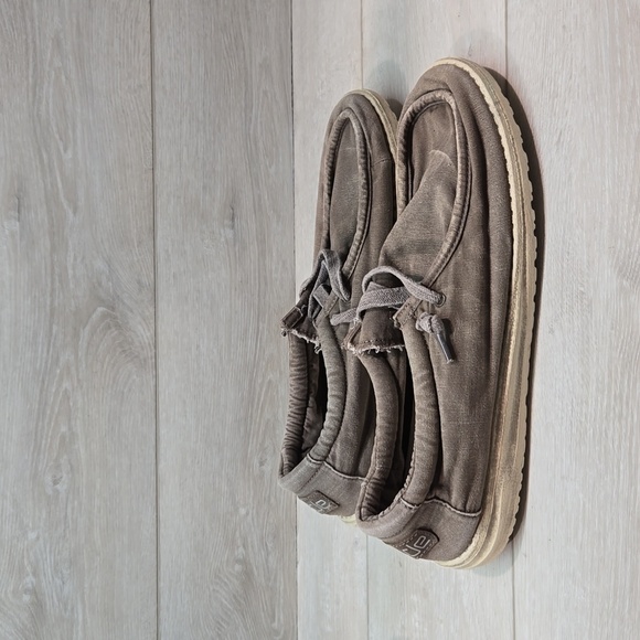 Hey Dude Mens Wally Washed Mud Loafer Slip on shoes sz 13 - Picture 3 of 13